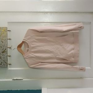 Light pink Lululemon Pullover